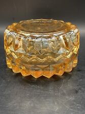 Vintage Marigold Iridescent Carnival Glass Trinket Dish picture