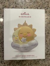 Hallmark 2018 Baby Starry Eyed Over You Sun Moon Dated Keepsake Ornament picture