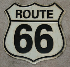 Route 66 Embossed Metal SIGNS MAN CAVE DECOR GAS PUMP DAD GIFT Restaurant Rustic picture