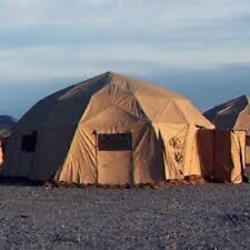HUGE 27x31 US Military Shelter HDT Base-X Dome 6D31 Tent FAST 15 MINUTE SETUP picture