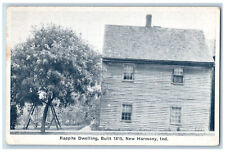 c1920's Rappite Dwelling New Harmony Indiana IN Unposted Antique Postcard picture