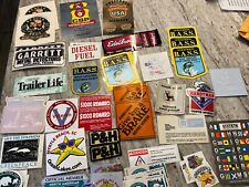 72 Vintage NOS Decals Stickers  Fishing Boat BASS Camping Racing Computer Parks picture