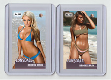 Brooke Evers rare MH Lonsdale #'d x/3 Tobacco card no. 160 picture