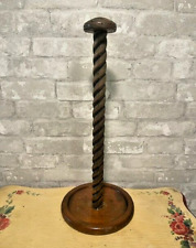 Vintage Freestanding Wooden Hat Stand w Handcrafted Turned Wood 20