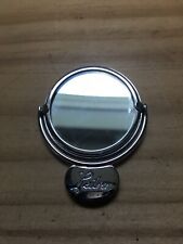 Vintage Judith Leiber Compact Mini Mirror double sided Movable Chromed 2.25