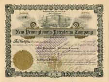New Pennsylvania Petroleum Co. - Stock Certificate - Oil Stocks and Bonds picture