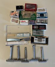 Gillette Vintage Safety Razor Lot - Good condition - 5 vintage razors picture