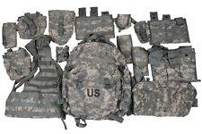 DAMAGED US Army Rifleman Set System ACU UCP Camo Assault Pack Pouches Vest picture
