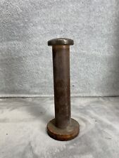 Vintage Wooden Large Textile Industrial Sewing Spool 8.5” Long - Antique picture
