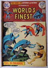 World’s Finest #222 Evil In Paradise Superman Batman DC VG picture