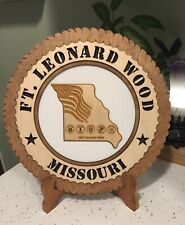 FT Leonard Wood Plaque Missouri US Army, Marine Corps,Navy,Air Force,Coast Guard picture
