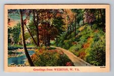 Weirton WV-West Virginia, General Greetings Path, Vintage c1940 Postcard picture