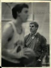 1986 Press Photo Indian Basketball Bobby Knight at Practice picture