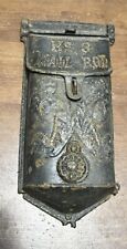 Antique Cast Iron Wall Mount Mailbox No 3 361 with Peephole Griswold? picture
