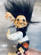 Candy Designs NORWAY Sitting TROLL FIGURE GRINNING Hugger 1980’s  picture