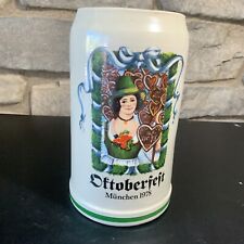 1978 1st Year Rastal Oktoberfest Beer Stein München 1L Stoneware Mug ULTRA RARE picture