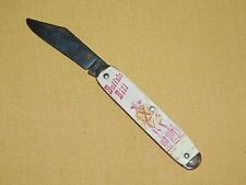 VINTAGE WESTERN OLD WEST PIONEER  USA BUFFALO BILL POCKET KNIFE picture
