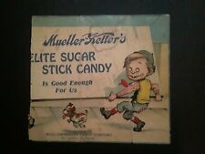Mueller-Keller's Candy Partial Box Lid St. Joseph Mo Early 1900s picture