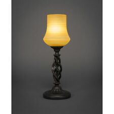 Elegant Mini Table Lamp Shown In Dark Granite Finish With 5.5