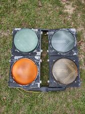 Vintage Traffic Turning Signal's Arrows Light Yellow Green Black USA Shipping picture