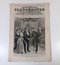 Frank Leslie's  March 14, 1885 President Grover Cleveland Inauguration picture