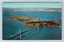 San Francisco CA-California, Treasure Island, San Francisco Bay Vintage Postcard picture
