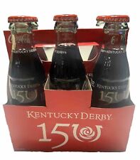 2024 Limited Edition Kentucky Derby 150 Coca-Cola Glass Bottles 6 Pack SEALED🥤 picture