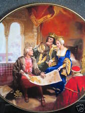 Columbus Discovers America  1992 THE QUEEN'S APPROVAL  Ltd Ed Plate picture