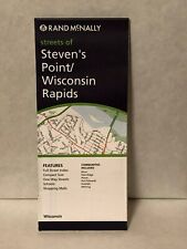 Rand McNally Wisconsin Streets of Steven’s Point/Wisconsin Rapids Map picture