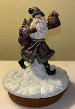 Lang Candles Topper Lid Santa with Lantern And Sack 3 Inches picture