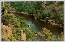 Postcard MN Taylors Falls Devil's Chair And Scenic Boats 14452 picture