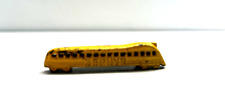 1930's VINTAGE METAL TOOTSIETOY CRACKER JACK PRIZE SILVER ZEPHYR TRAIN TOY picture
