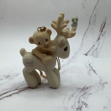 Vintage 1986 Precious Moments Special Issue #102466 Reindeer Ornament picture