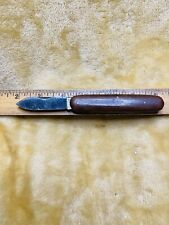 Vintage D.R.G.M Single Blade Folding Pocket Knife Made In Germany Rare picture