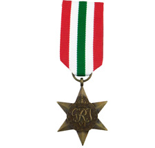 2018 WW2 THE ITALY STAR - BRITISH MEDAL FULL SIZE picture