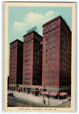 c1940's Business at the Bottom Ford Hotel Montreal Quebec Canada Postcard picture