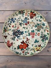Vintage Daher Decorated Ware 11101  Floral Tin Tray 12” England picture