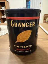 *Vintage Advertising Tobacco Tin GRANGER PIPE TOBACCO pictures POINTER Bird Dog picture
