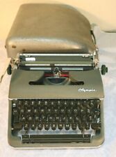 Vintage Olympia SM4 Typewriter Green with Case Olympia Werke picture