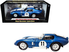 1965 Shelby Cobra Daytona Coupe #11 Blue Metallic with White Stripes 1/18 Diecas picture