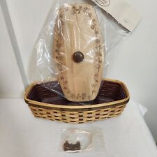 Longaberger 2007 ACT Heritage Days Basket+Protector+Liner+Lid+Copper Tie On NOS picture
