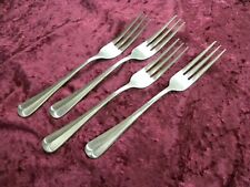 JEFFERSON MANOR 4 3-Tine Dinner Forks Rogers / Stanley Roberts Stainless Korea picture