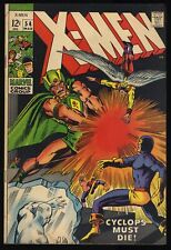 X-Men #54 FN- 5.5 1st Appearance Alex Summers and Living Pharaoh  Marvel 1969 picture