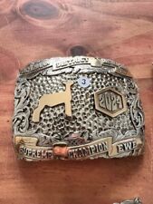 Acadiana Livestock Supreme Champion Trophy Belt Buckle (1 of 6 Available) picture