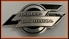 Harley Davidson Belt Buckle 2007 - Silver & Black W/Harley Davidson Lettering picture