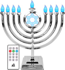 LED Electric Hanukkah Menorah - Color Changing LED Traditional Classic Chanukah picture