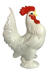 Vintage Chicken Rooster Ceramic Figurine 9 1/2
