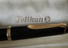 Pelikan M250 Pen Fountain Pen Black Piston Ink Marking Antique Box picture