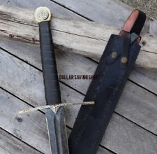 Einherjar Blade of Valhalla Damascus Steel Viking / Norse Inspired long sword. picture