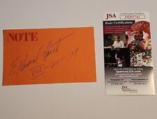 Rare E Howard Hunt Watergate Autograph JSA COA Signed Richard Nixon Scandal picture